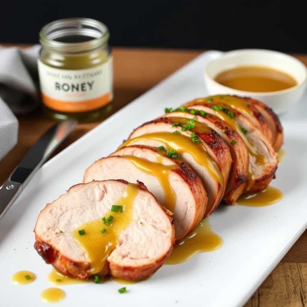 Honning- og dijonsennepssvinefilet