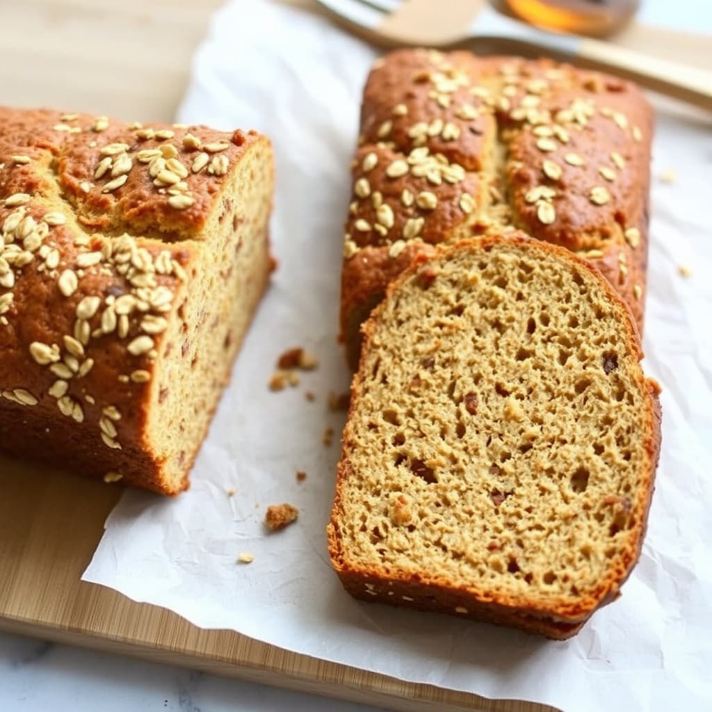 Honning- og havreølbread