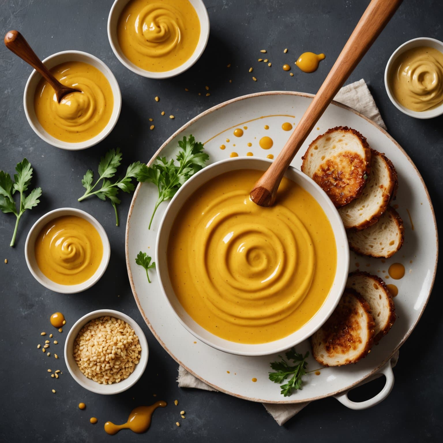 Honning- og sennepssaus