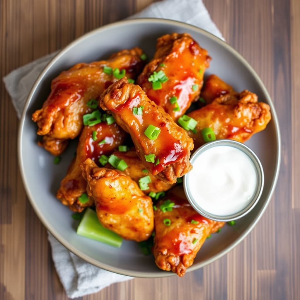 Honning-Sriracha kyllingvinger