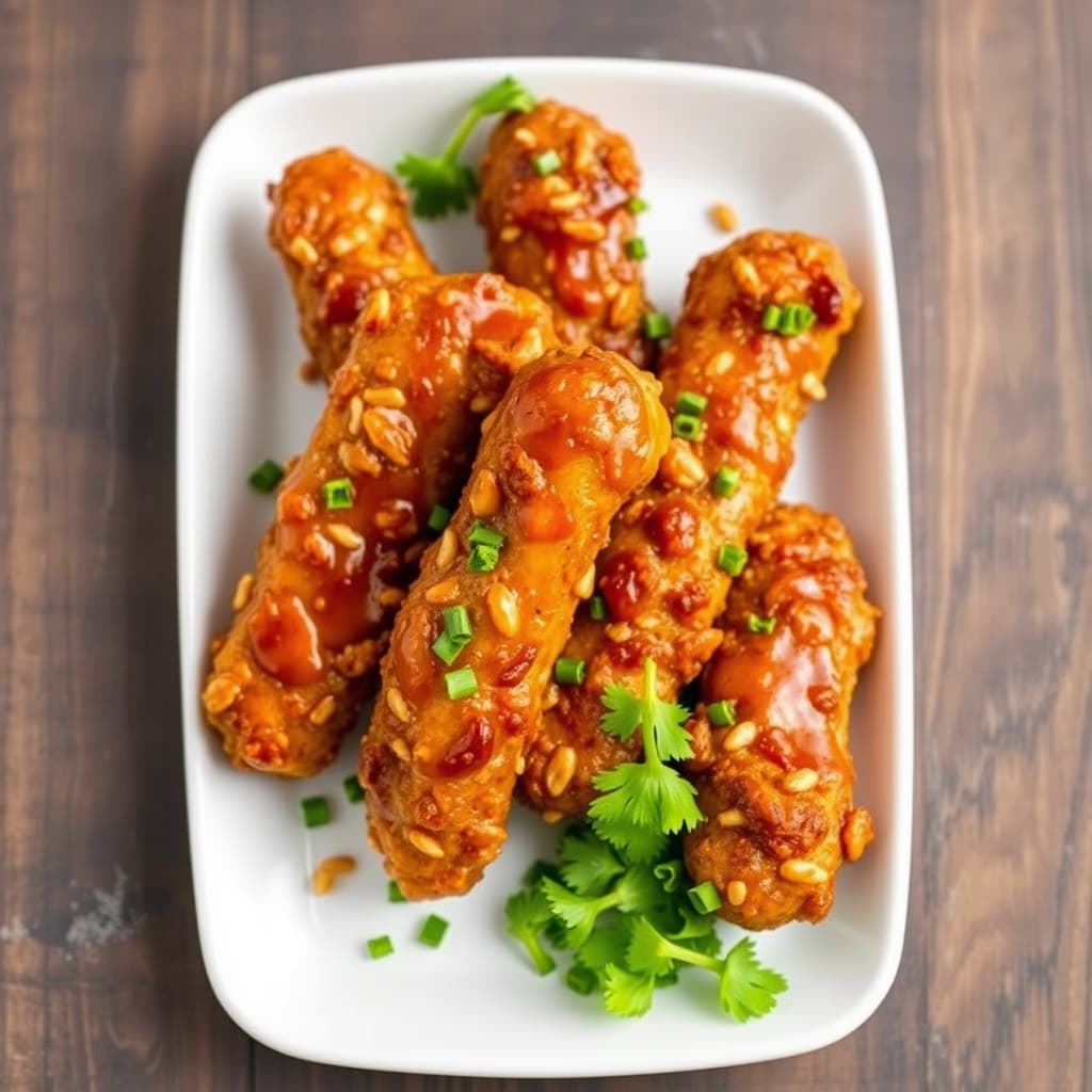 Honningnøtt kyllingpinner