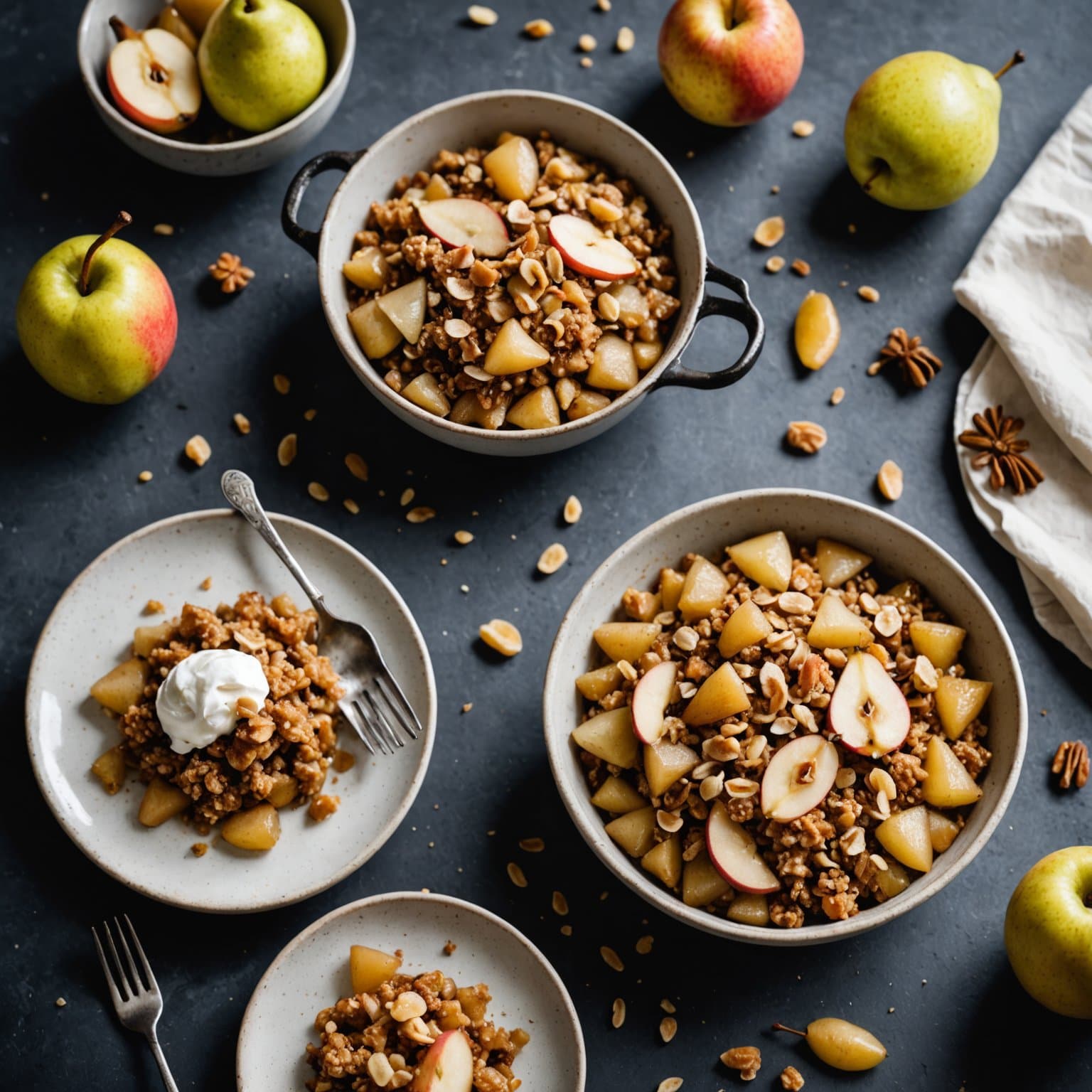 Høstpæreknekk med kandisert ingefær