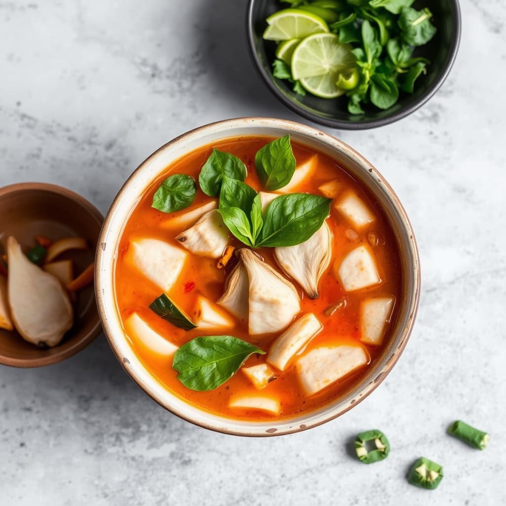 Hot and Sour Thai Soup: Tom Yum Goong