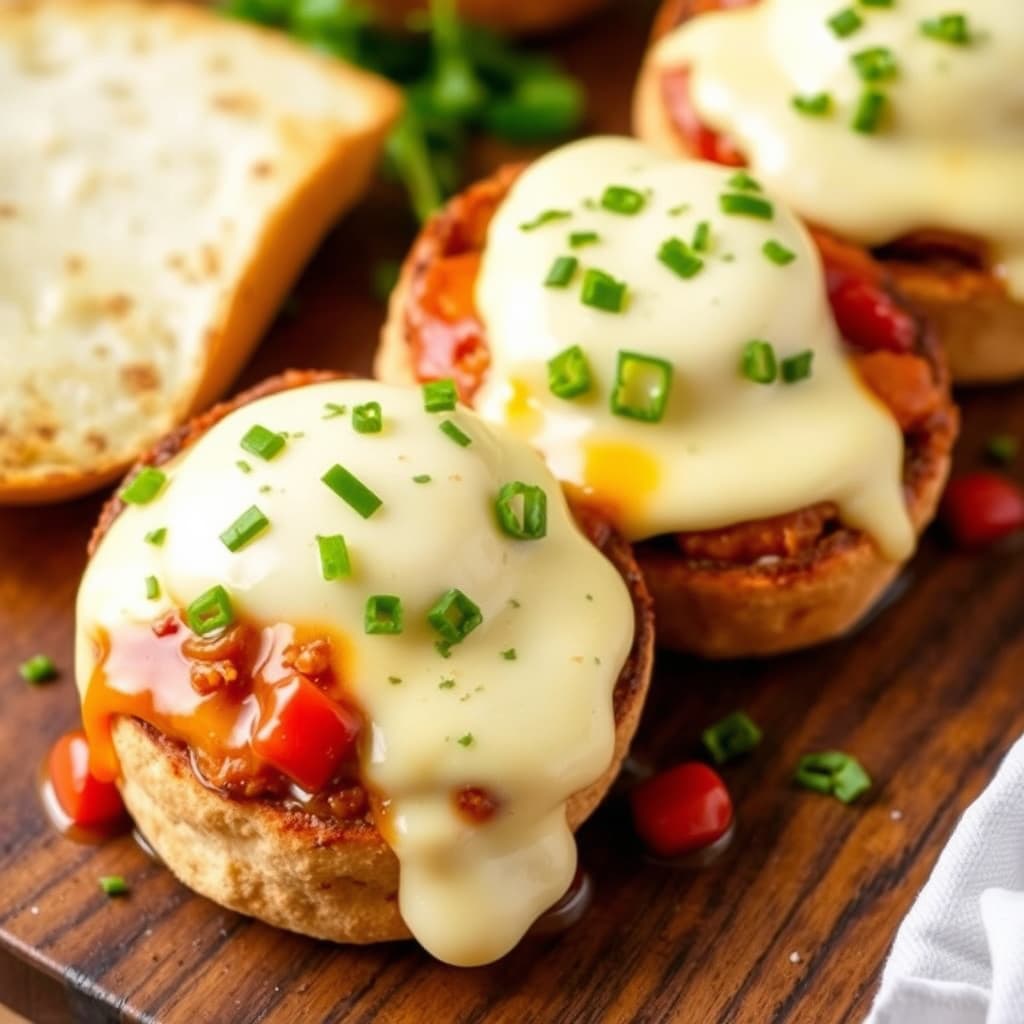 Hot Browns med pimento-ostemornay