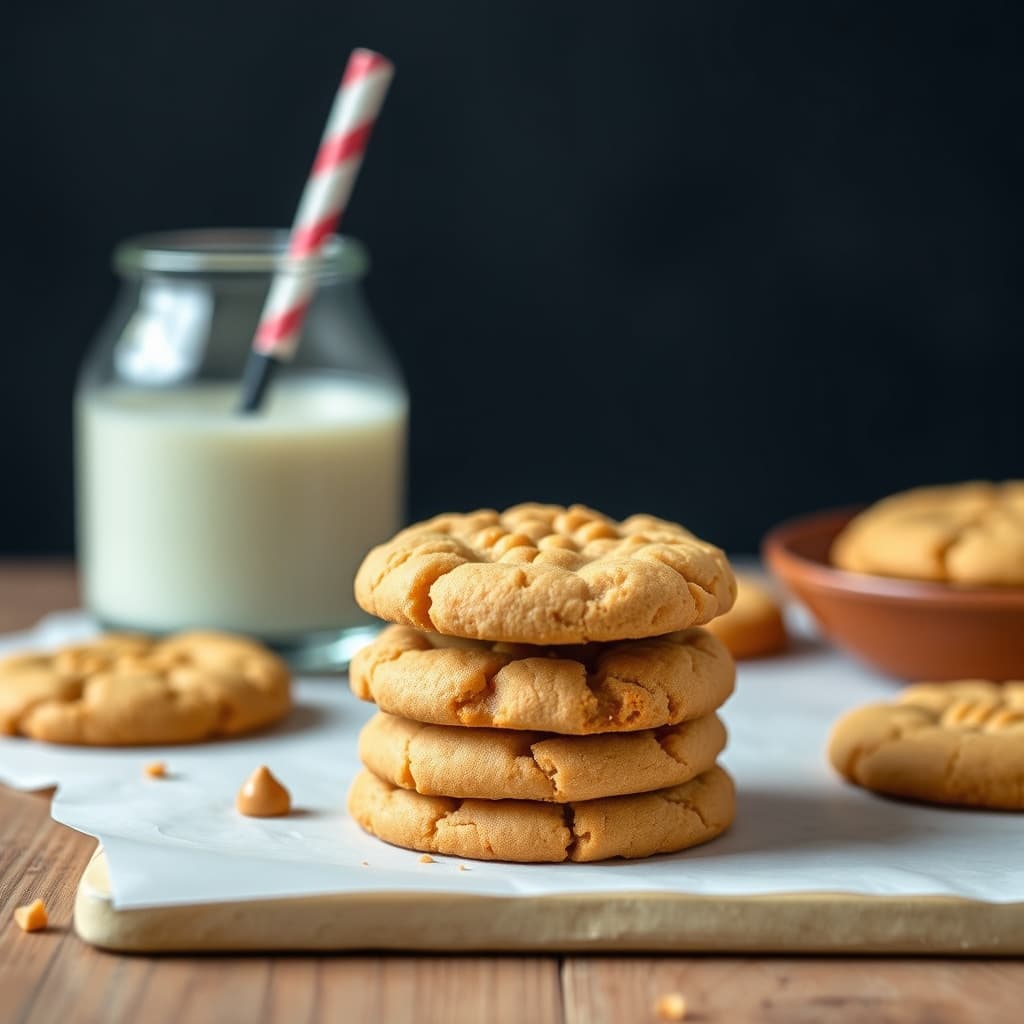 Hot Honey Peanut Butter Cookies