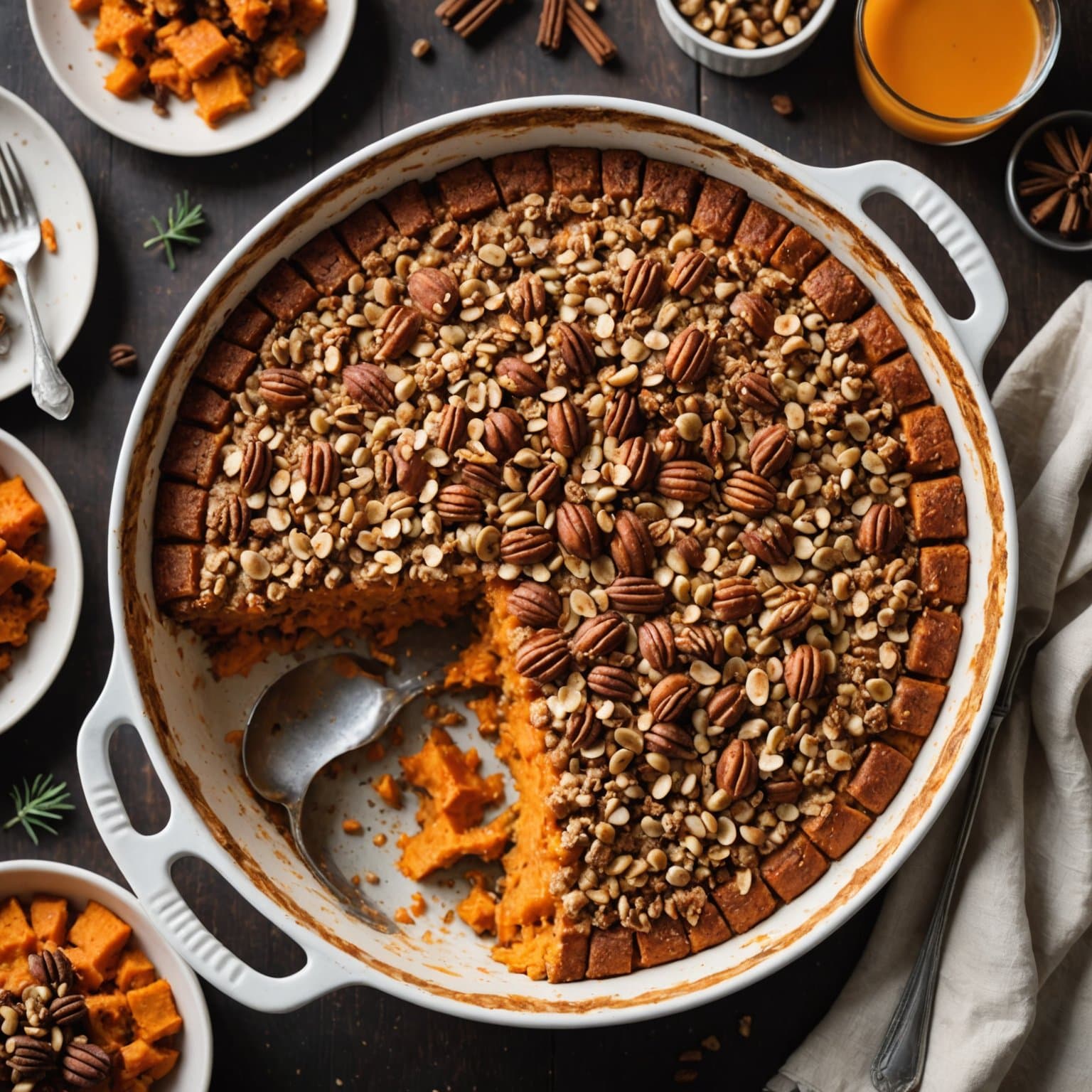 Høytidsgrateng med søtpotet