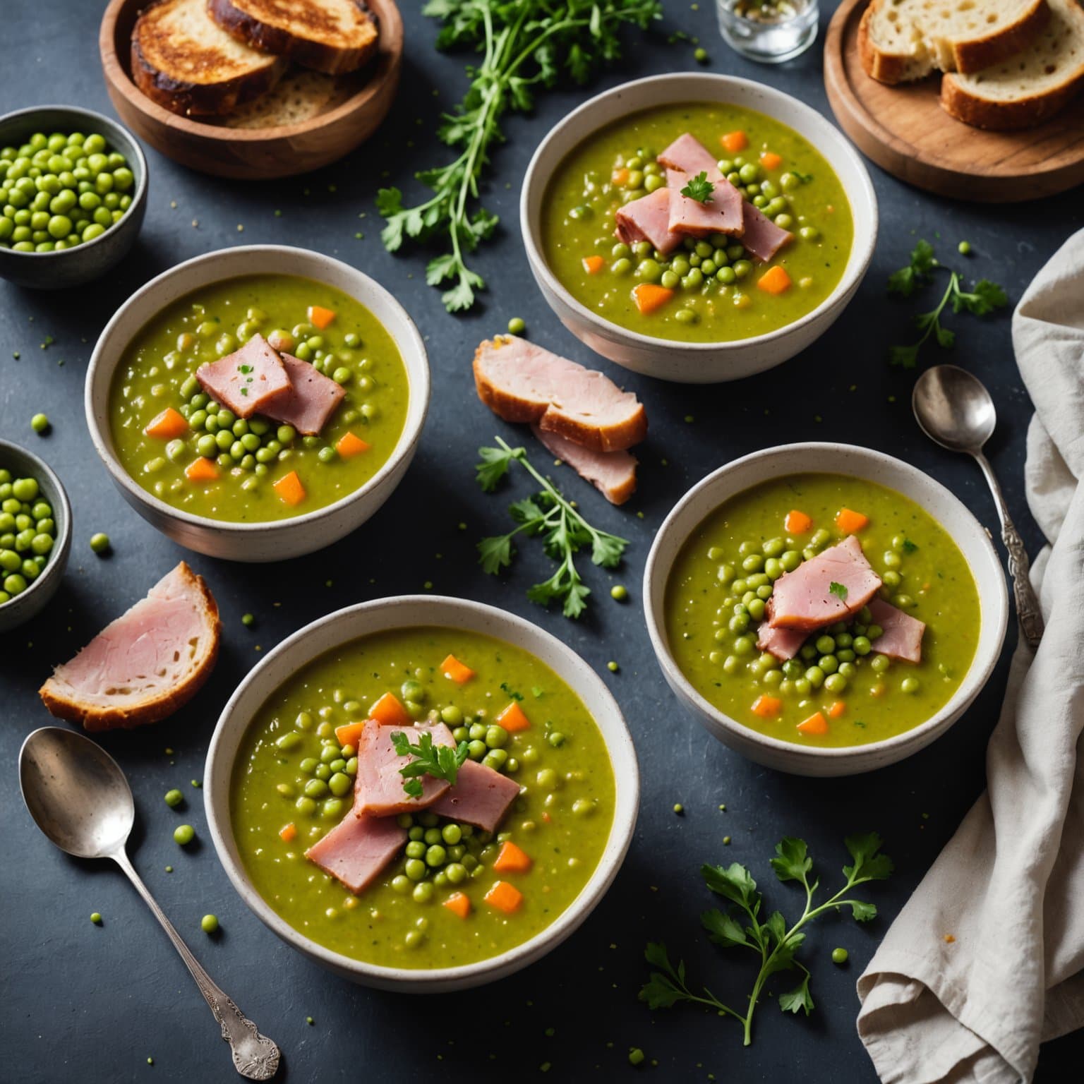 Hummus- og ertesuppeoppskrift – En fantastisk suppe