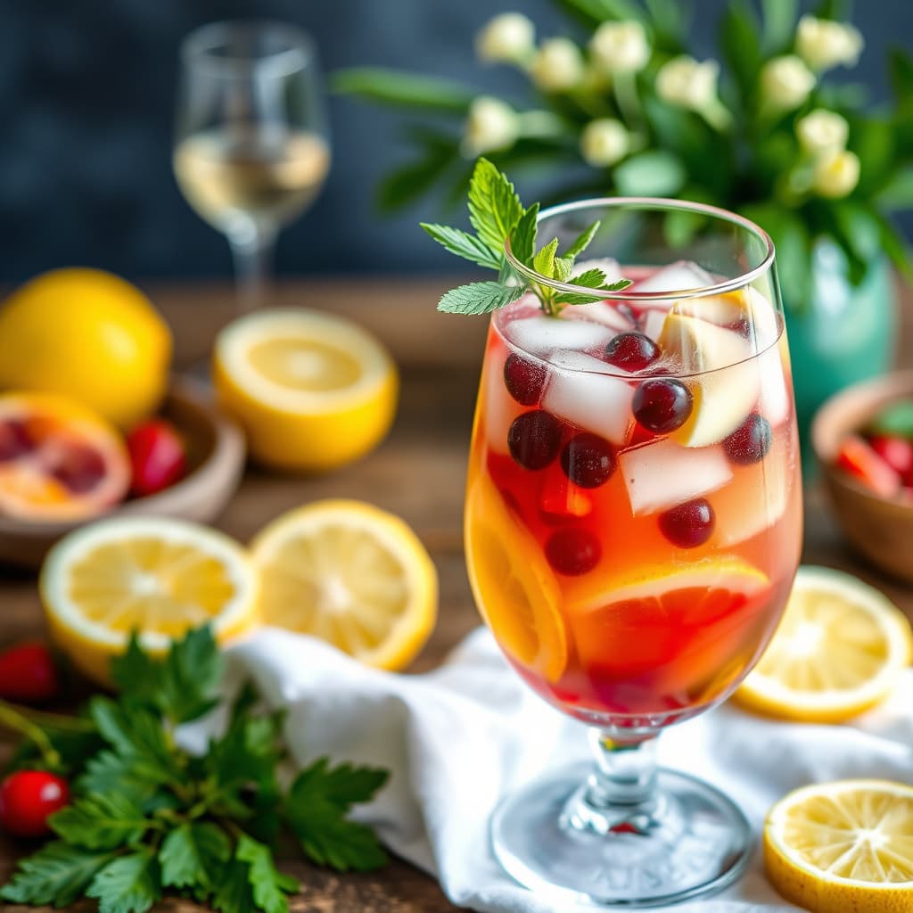 Hvitvinsangria