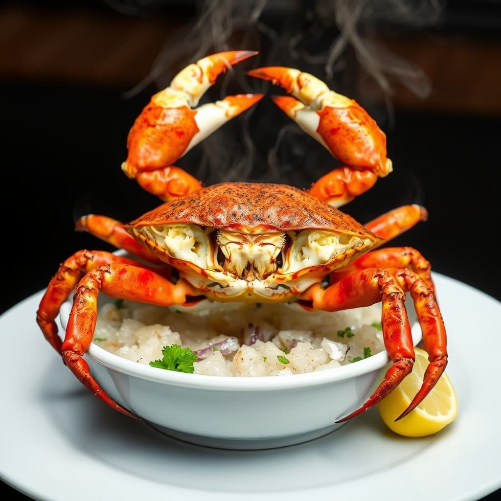 Hvordan dampe en krabbe