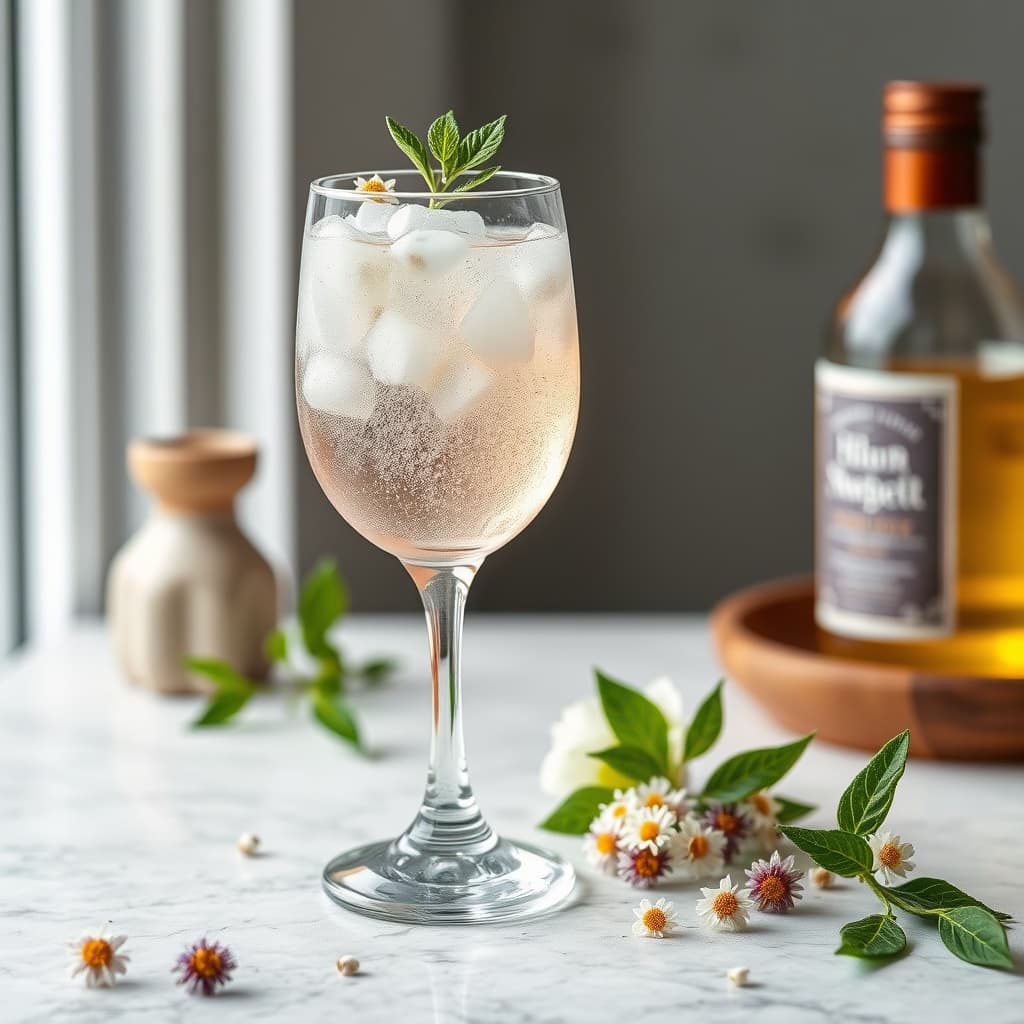 Hylleblomst- og brusdrikk