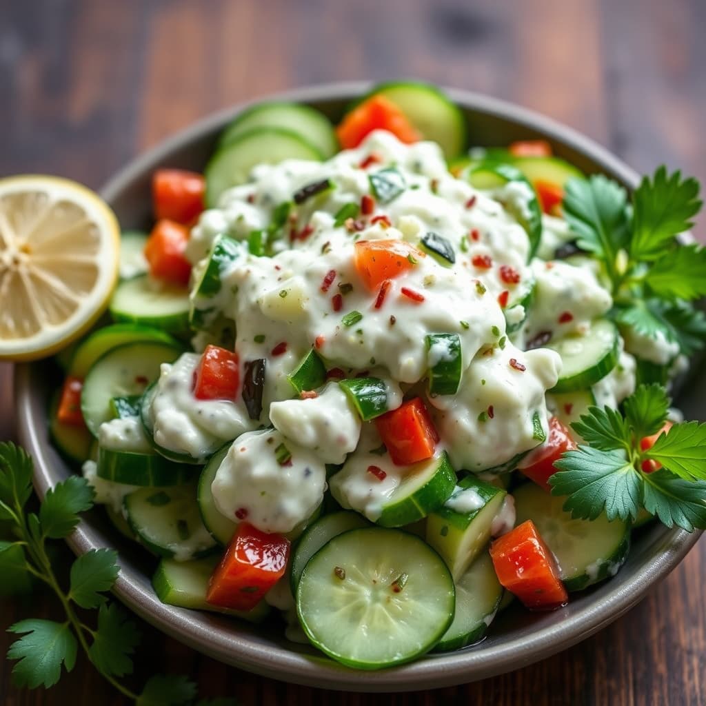 Indisk agurksalat og yoghurt: Agurkraita