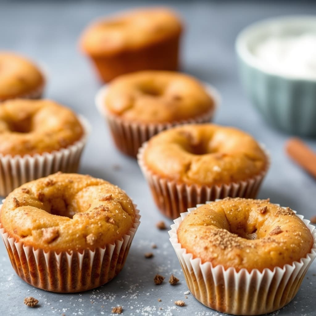 Indiske krydrede mini-donutmuffins