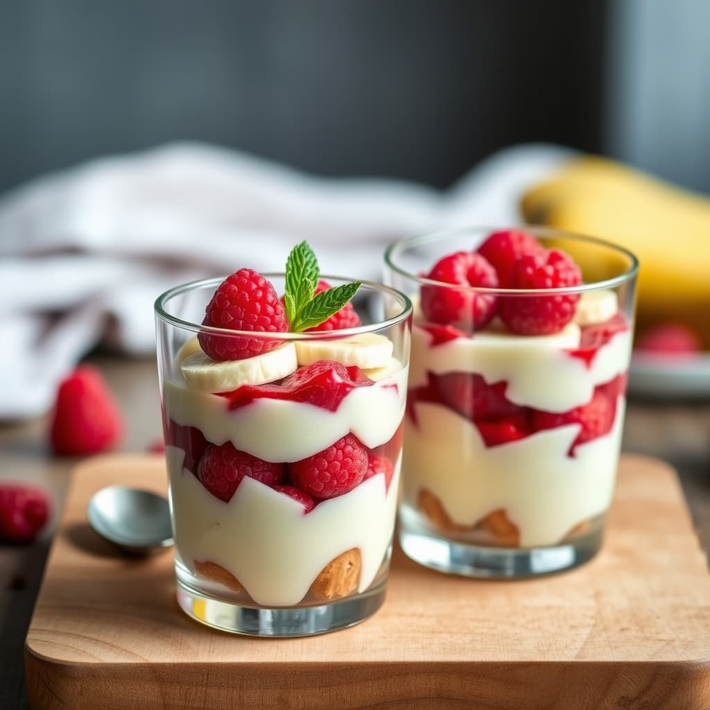 Individuelle bringebær- og banantrifler