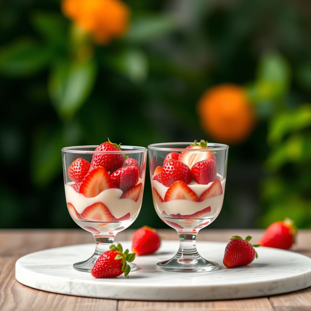 Individuelle jordbærtrifler