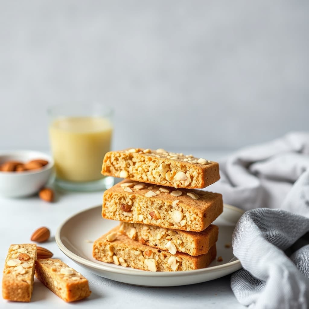 Ingefær- og mandelbiscotti