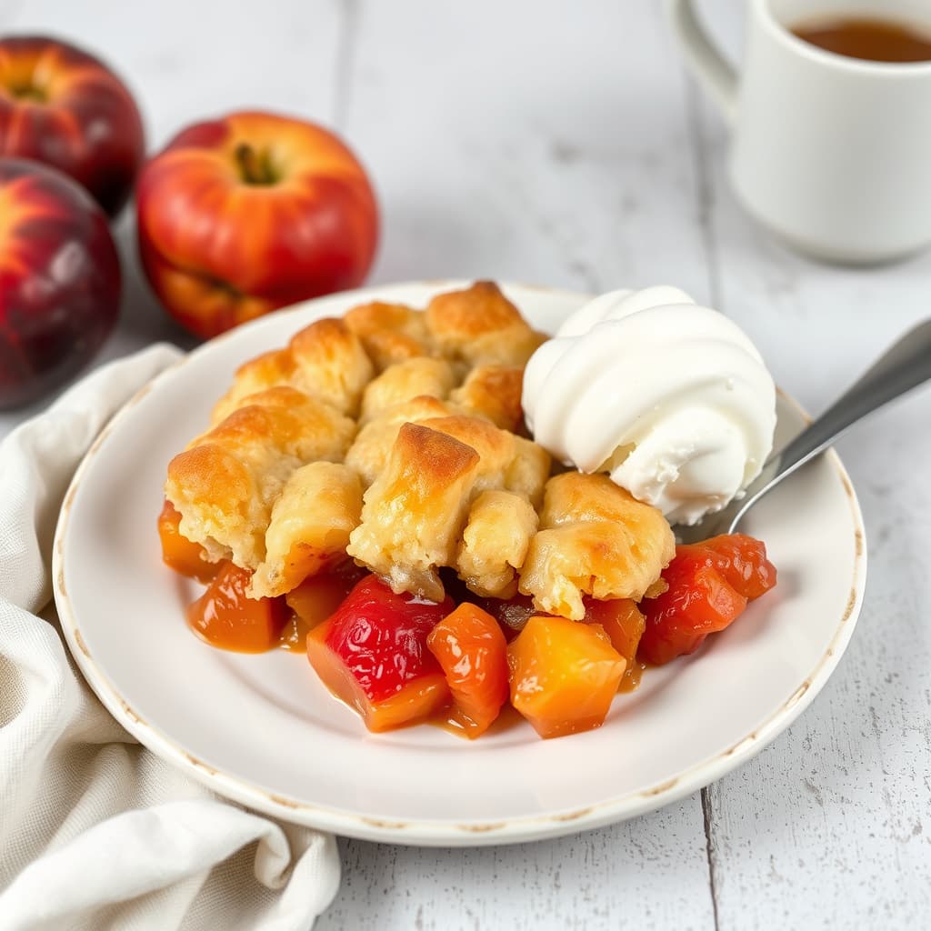 Ingefær- og nektarincobbler