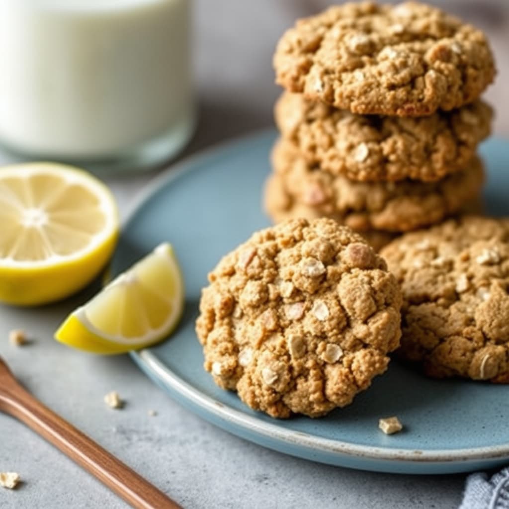 Ingefær-sitron havrekjeks