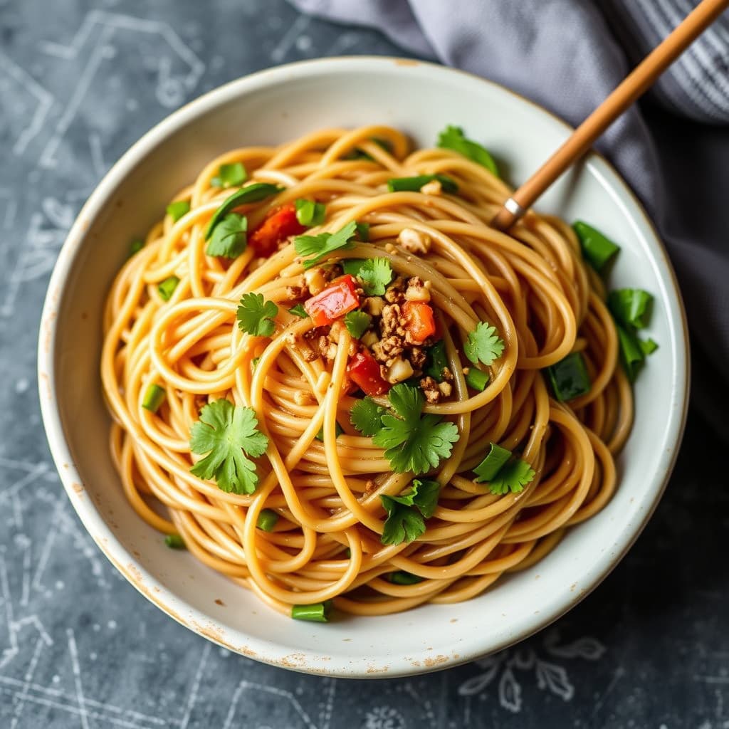 Ingefær soba-nudler