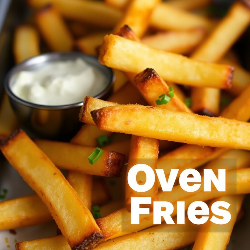 Ingen oppskrift Oppskrift: Ovnsbakte pommes frites