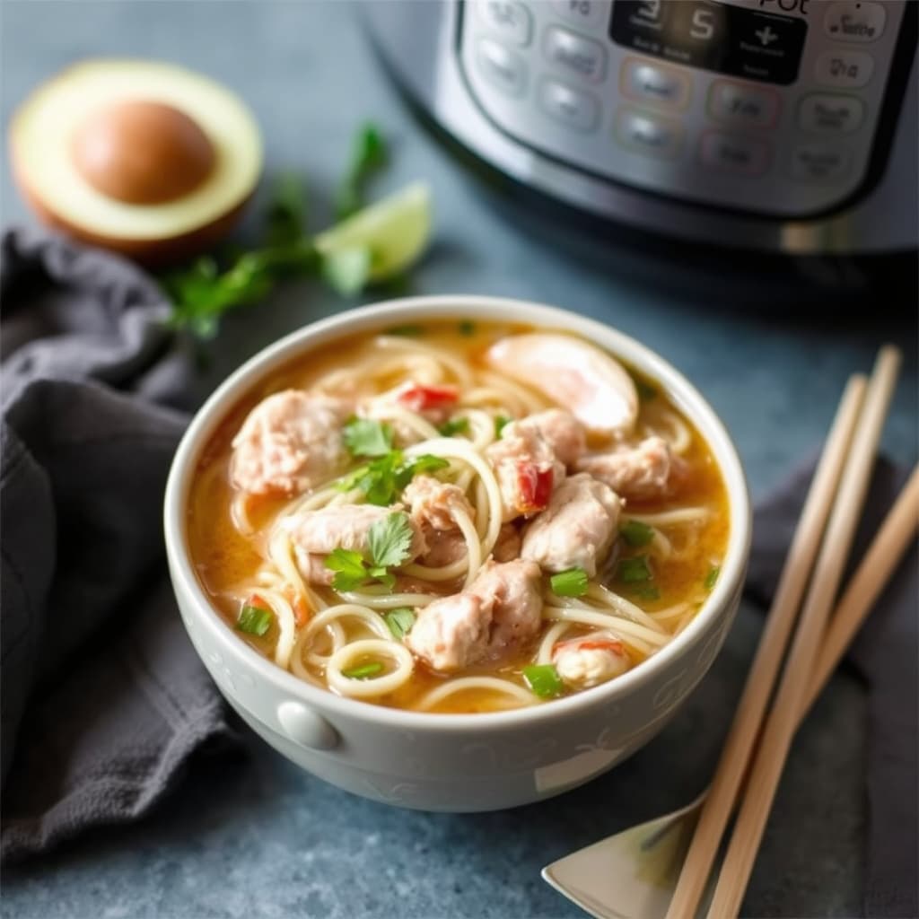 Instant-Pot vietnamesisk kyllingsuppe med nudler (Pho Ga)