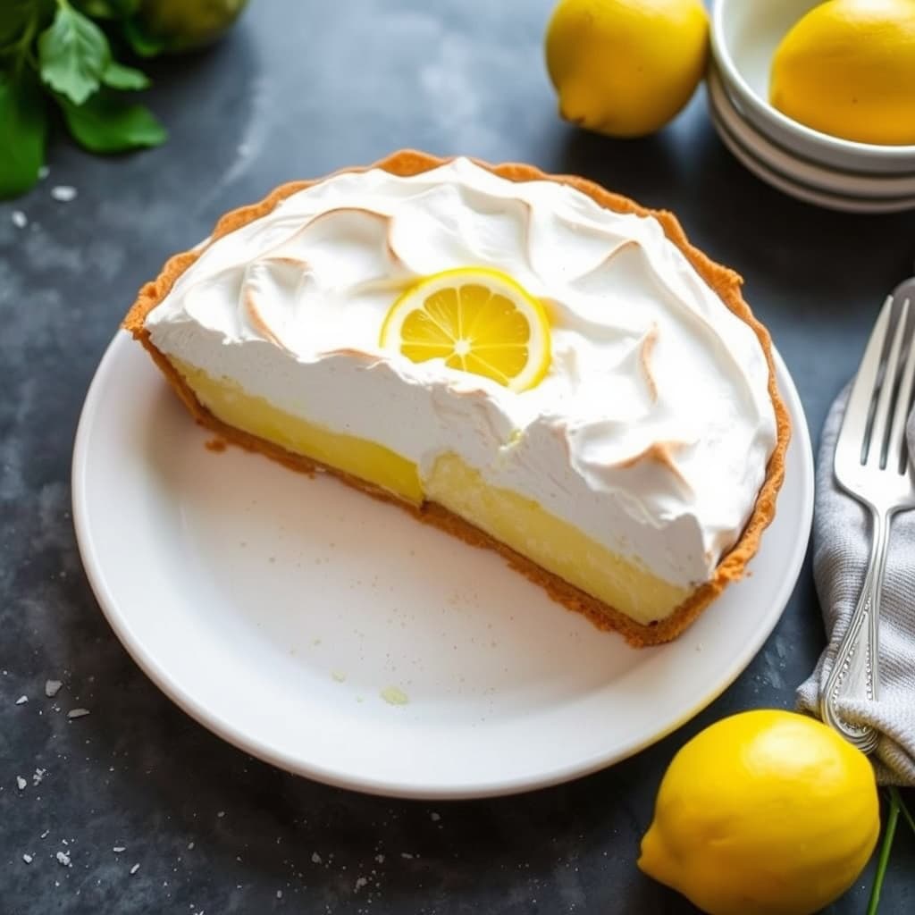 Invertert sitronmarengspai