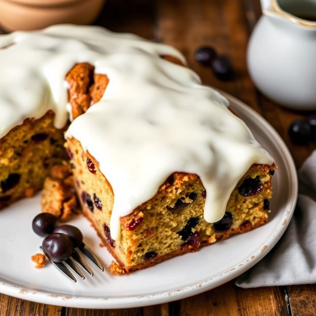 Inys tørkekake med kulturmelkglasur