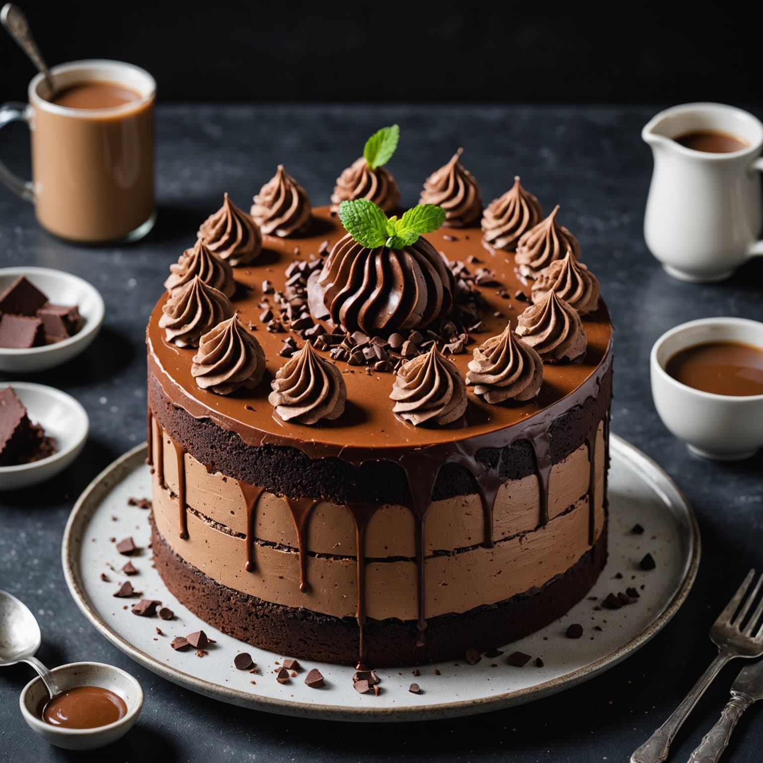 Irish Cream sjokolademoussekake