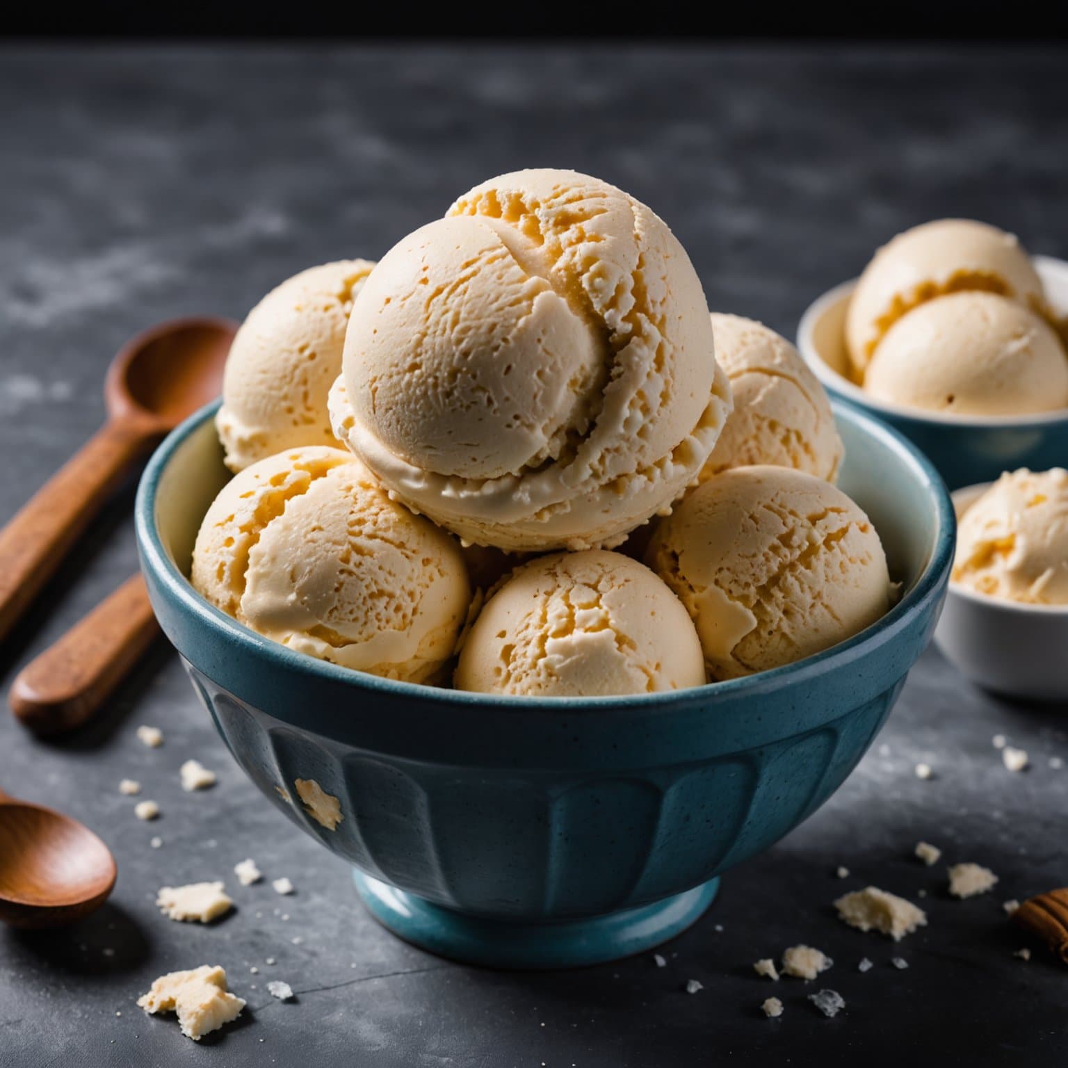 Iskrems med to ingredienser