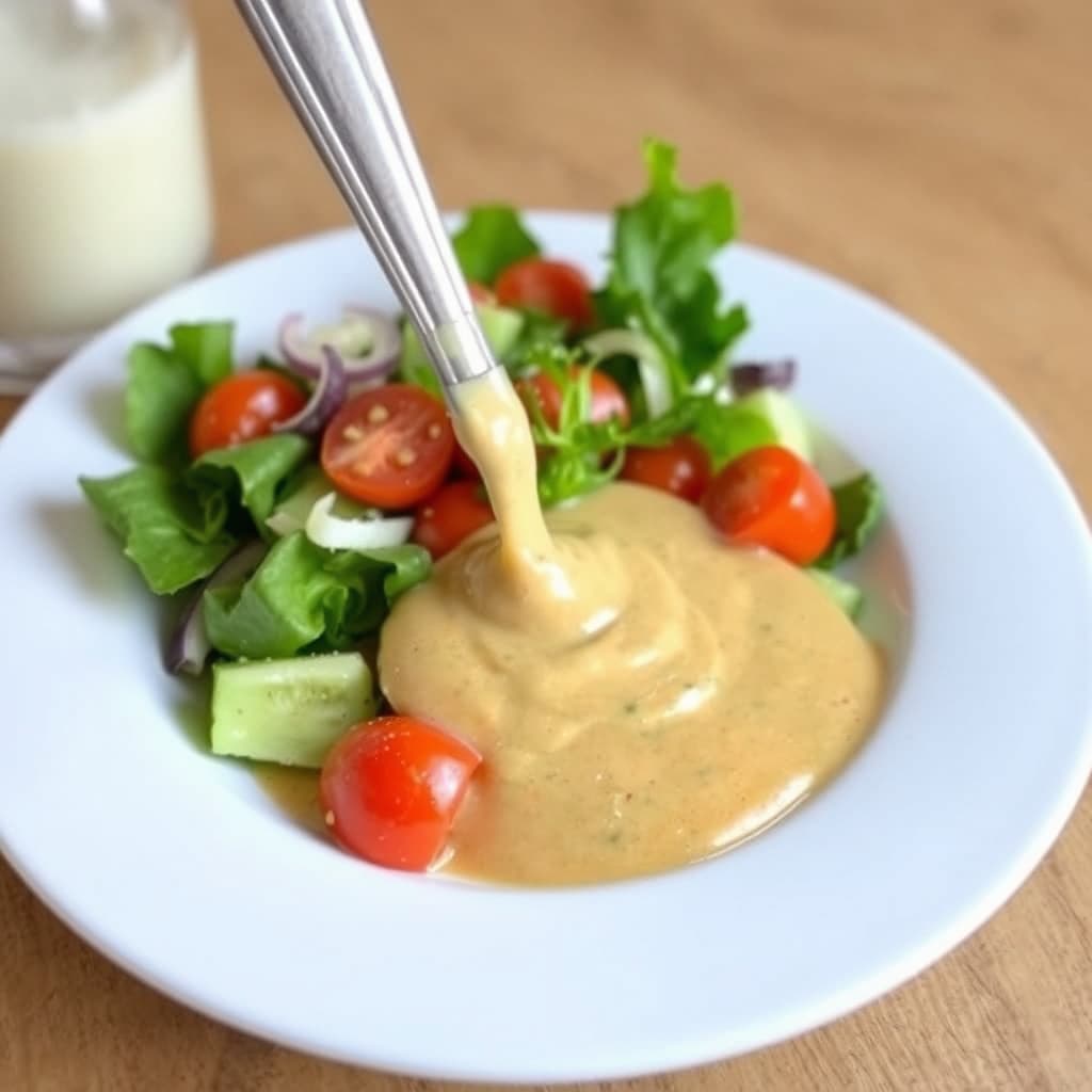 Italiensk restaurantstil salatdressing I