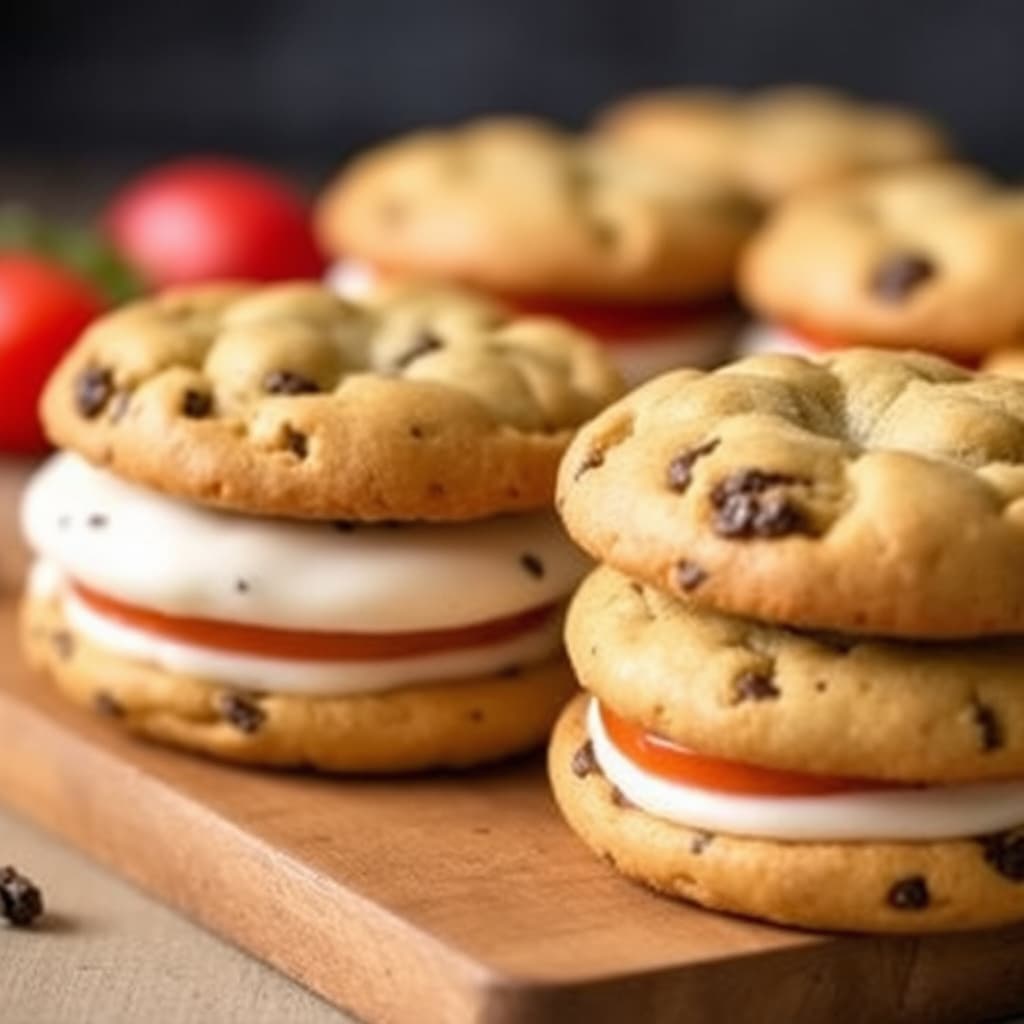 Italienske amerikanske kjeksandwiches