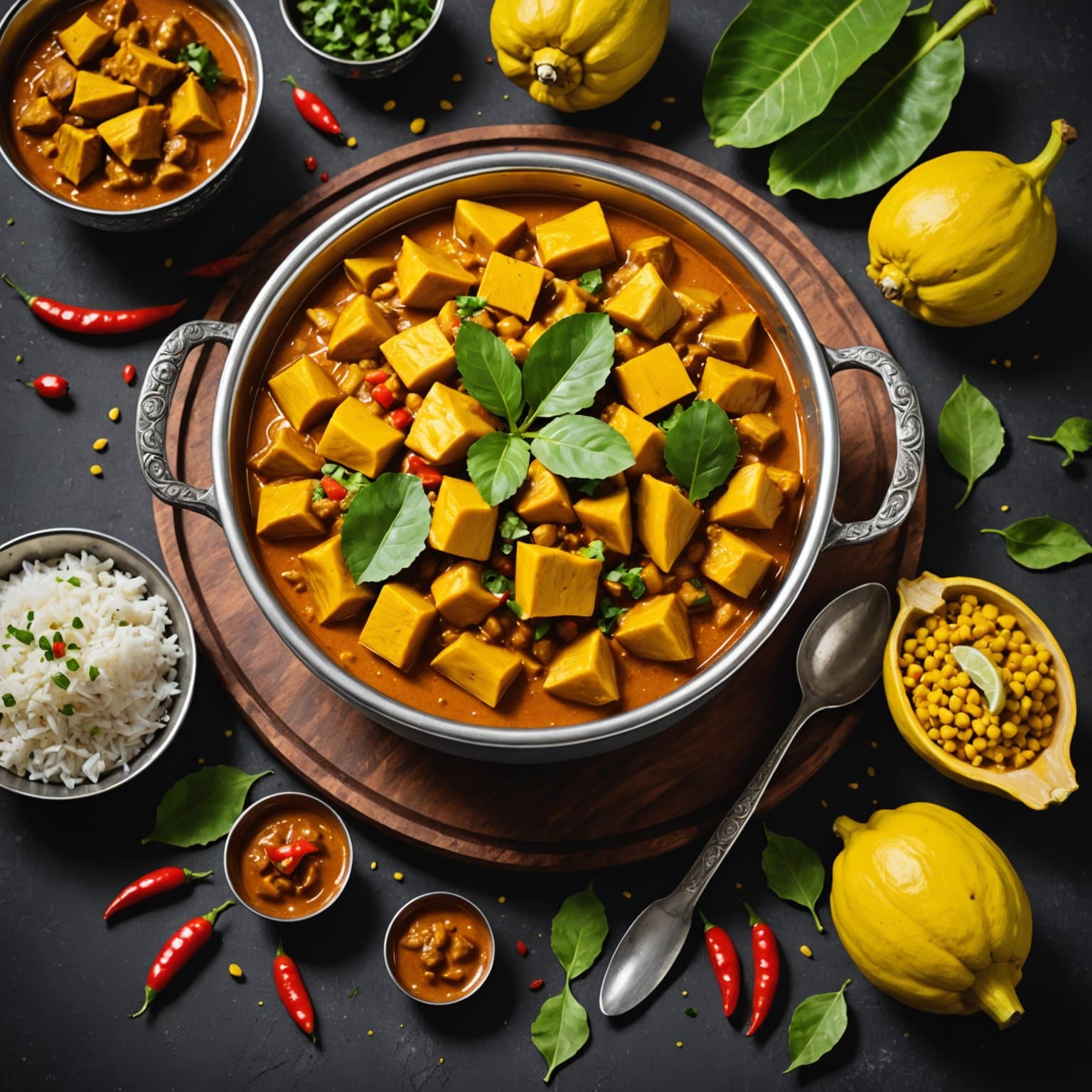 Jackfruit Curry (Kathal Subzi)