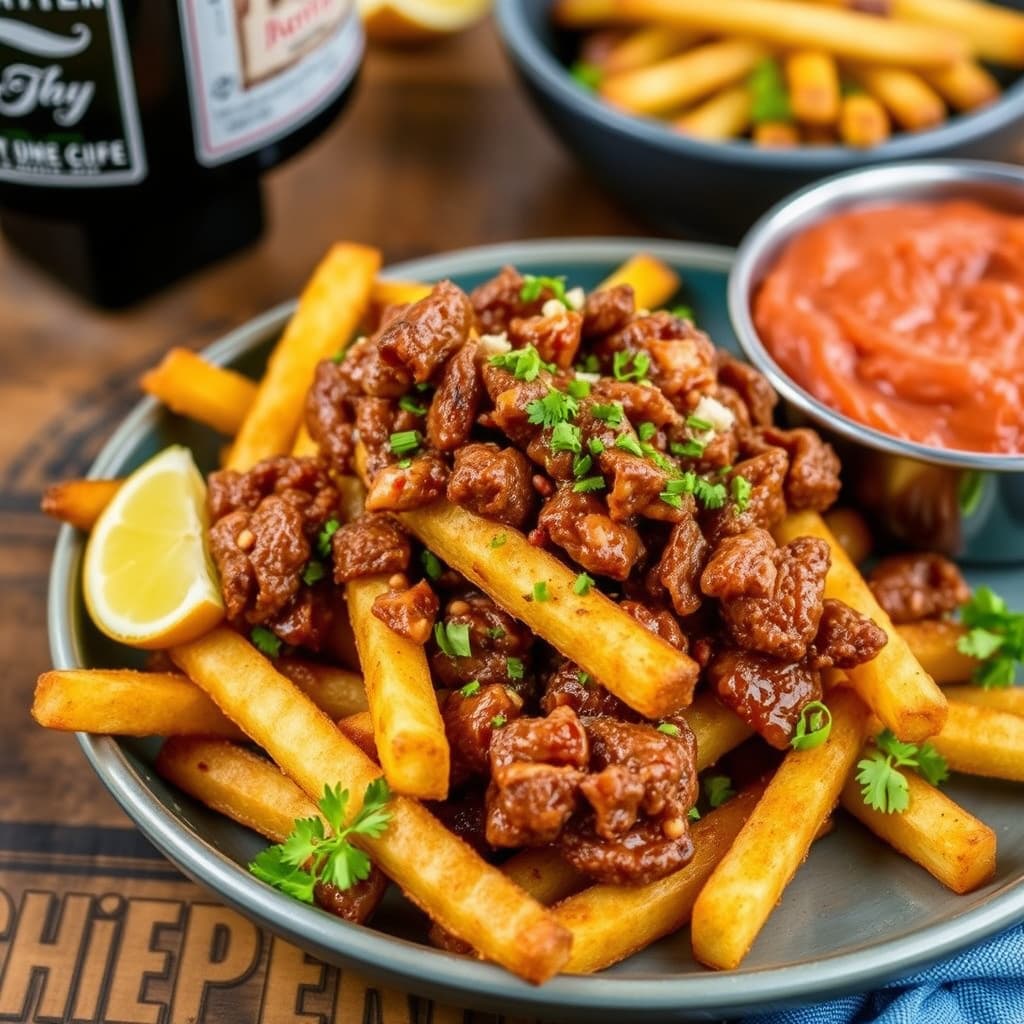 Janettes berusede gris hjemmelagde pommes frites