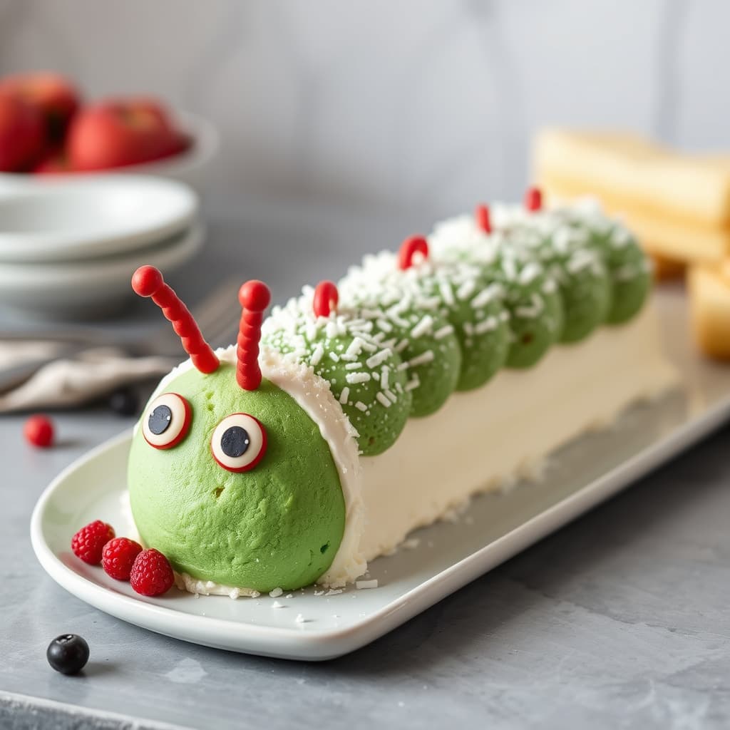 Janettes Caterpillar Cake