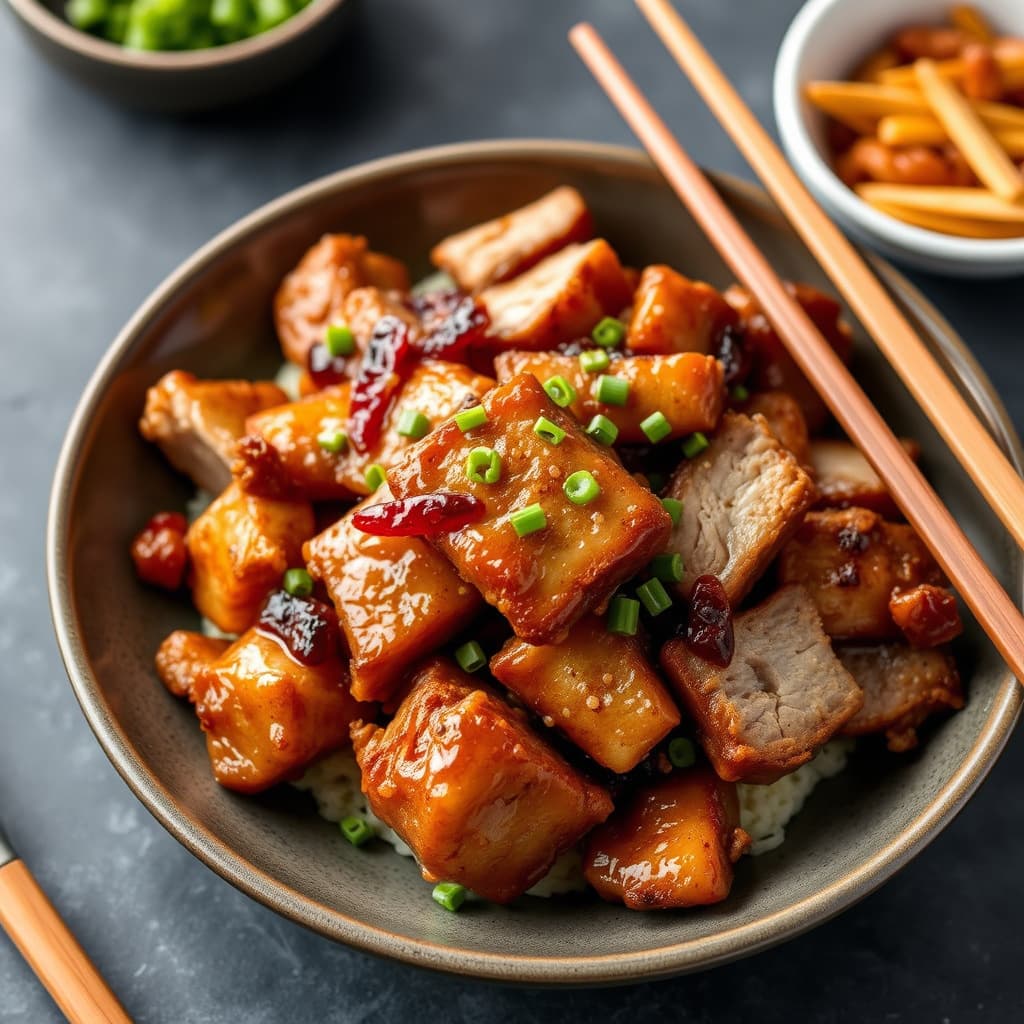 Japansk-inspirert sprø svinekjøtt
