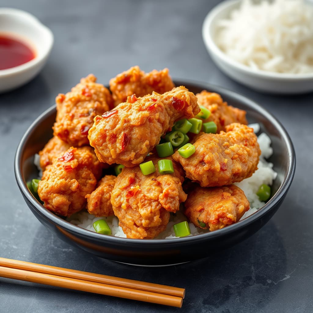 Japansk stekt kylling (Chicken Karaage)