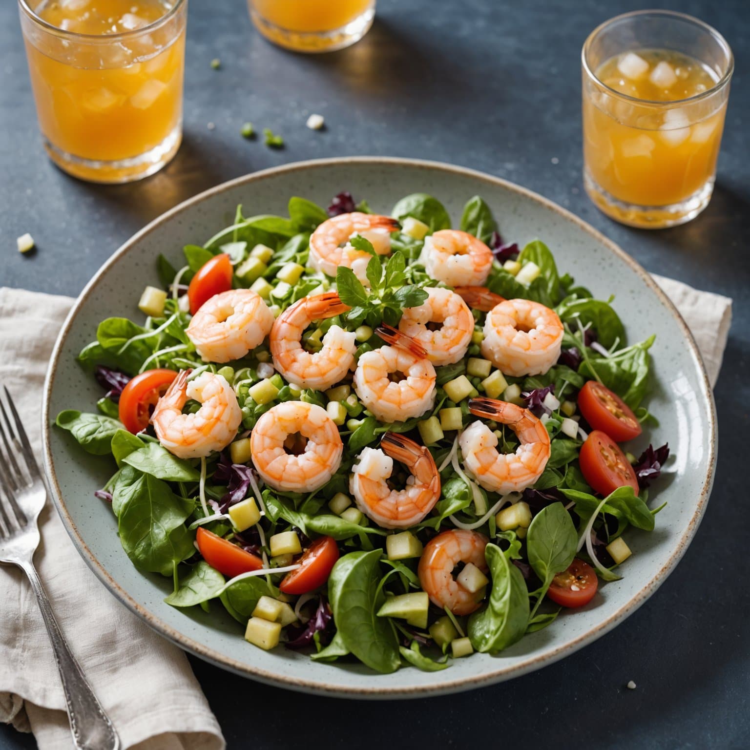 Jellied Shrimp Salad