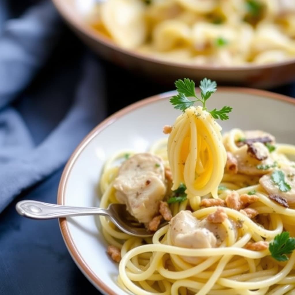 Jerusalem-artisjokk og artisjokkhjerte linguine