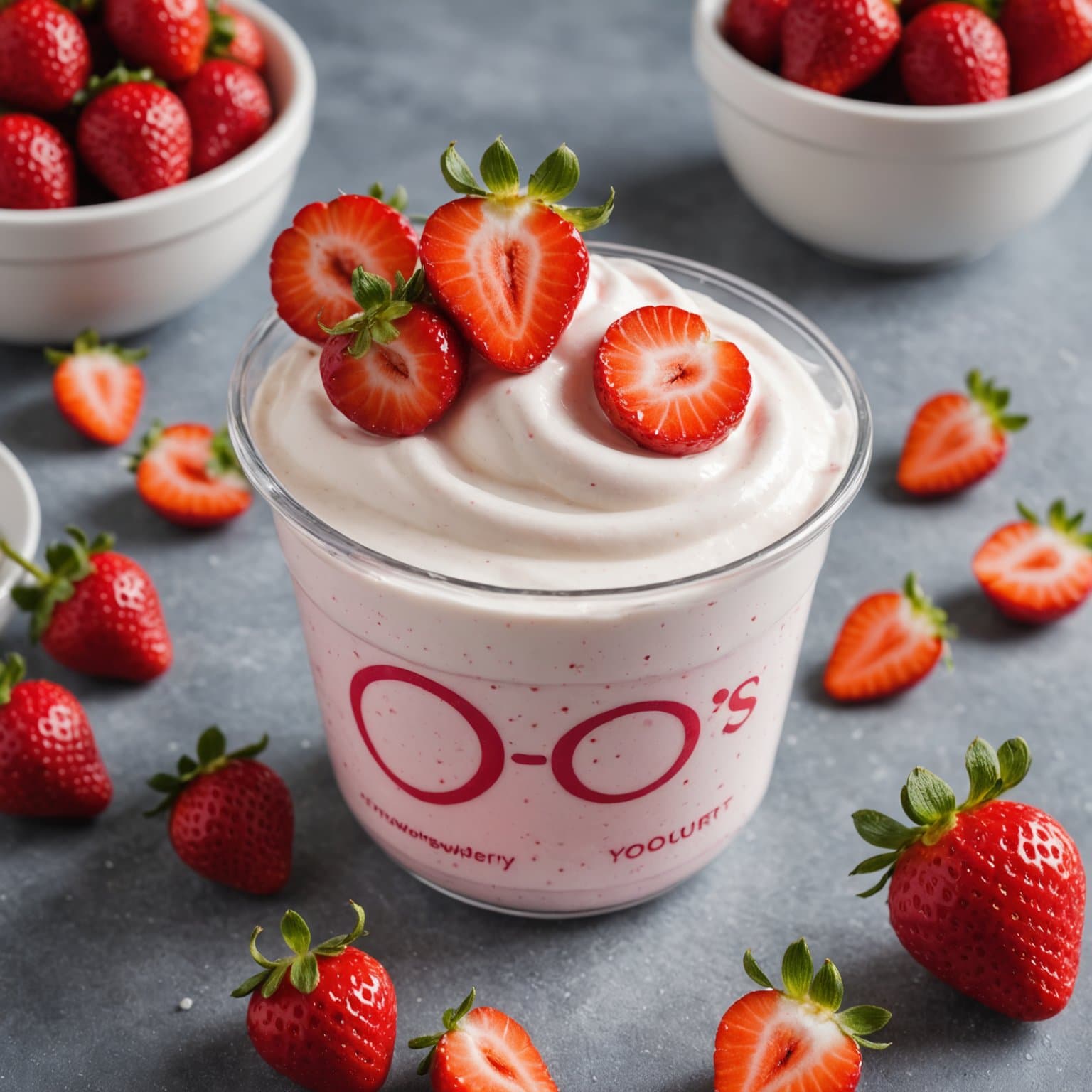 Jordbær O's Yoghurtbeger