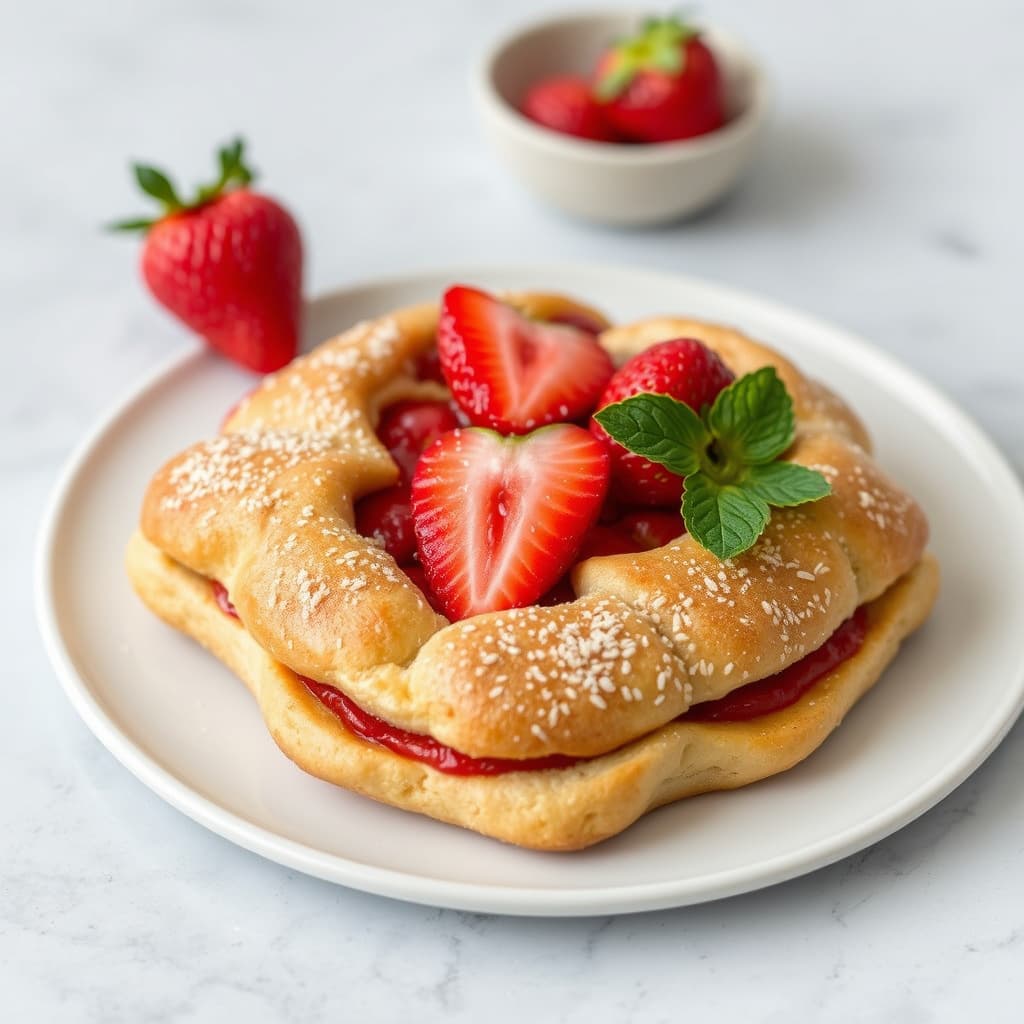 Jordbærhage som dras fra hverandre