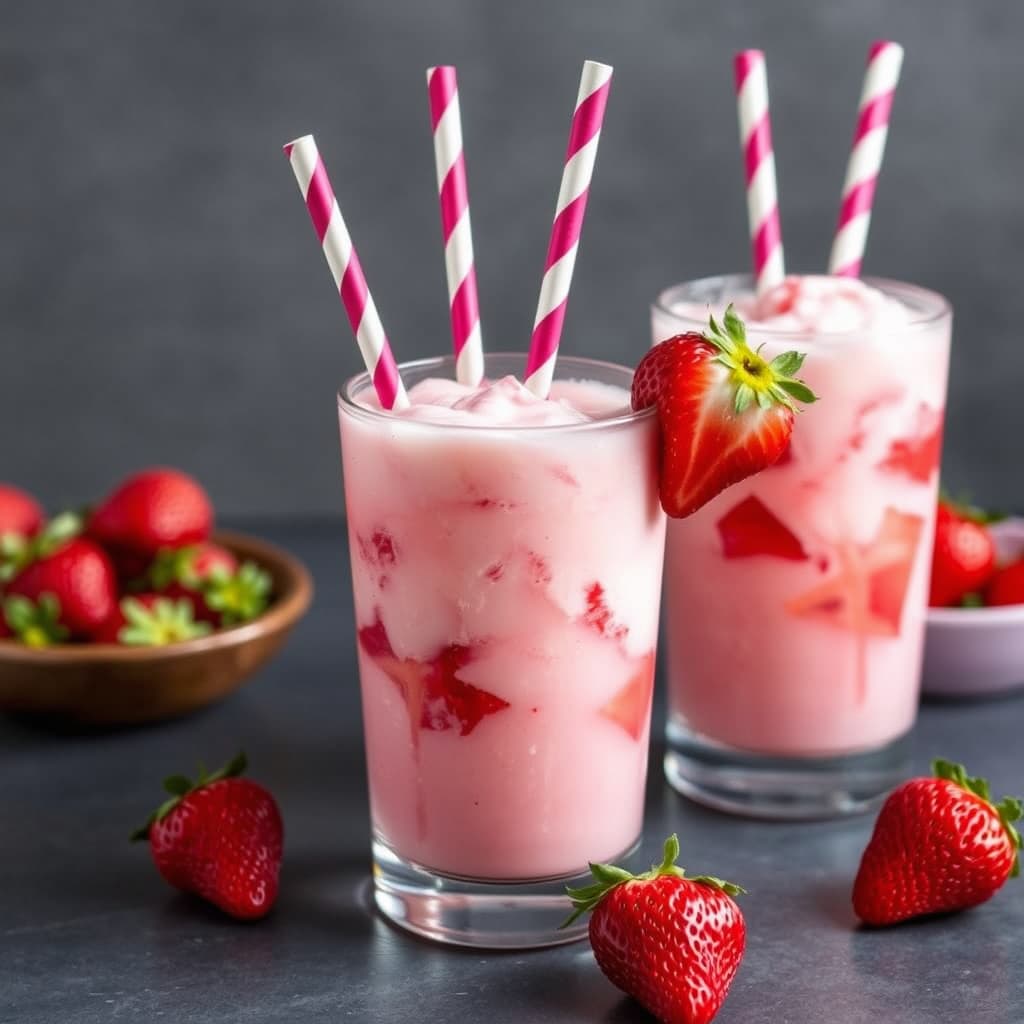 Jordbæris- og sodavann