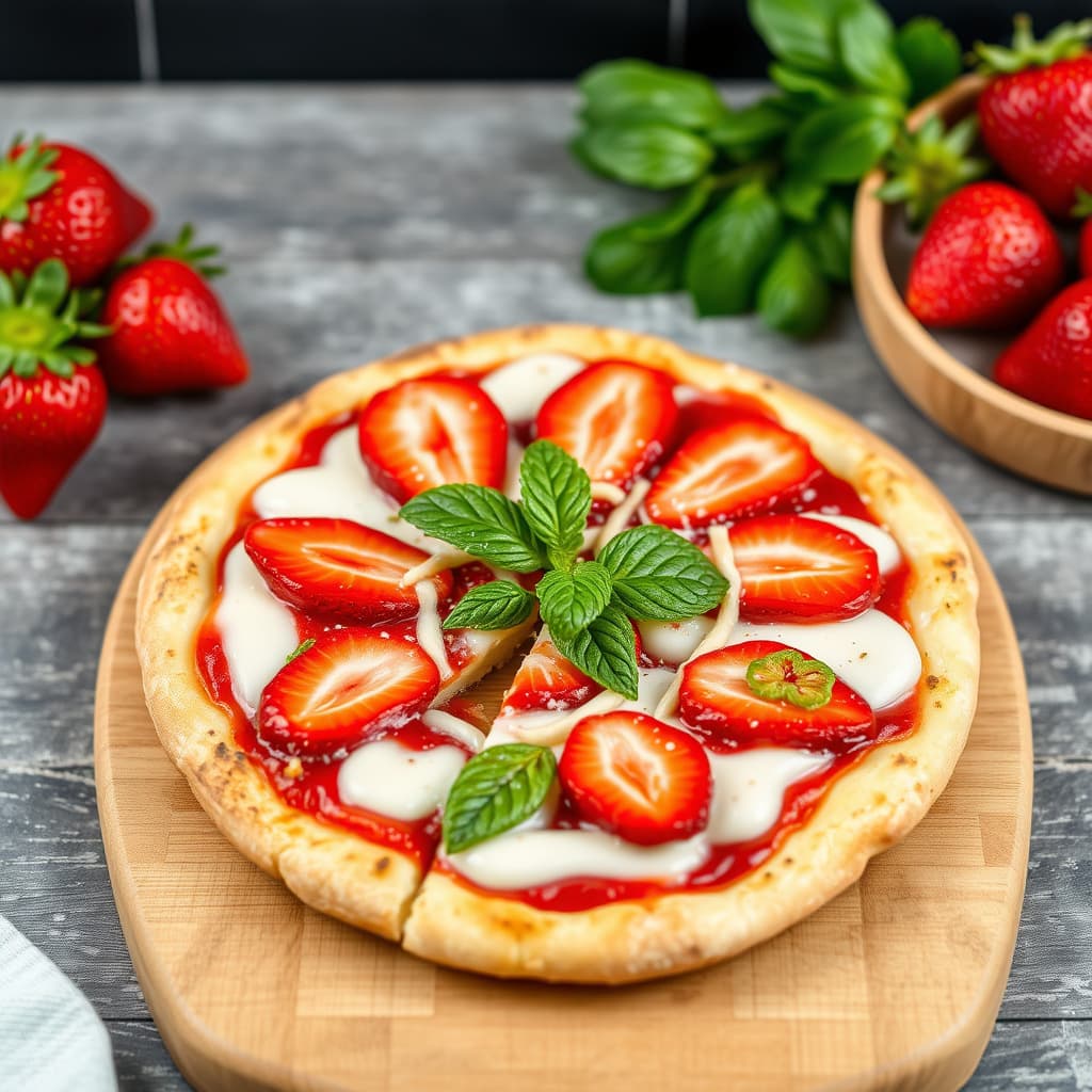 Jordbærpizza