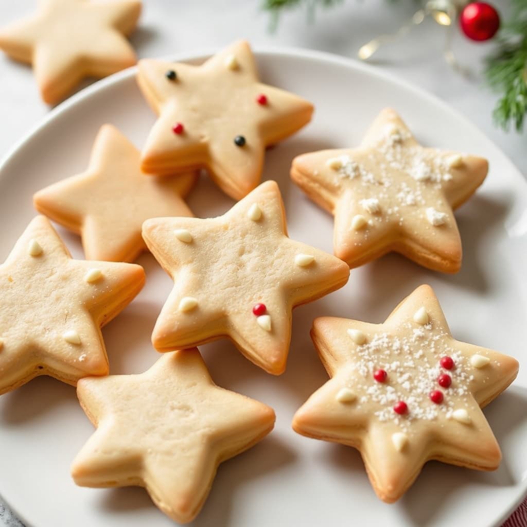 Julestjerne-kaker