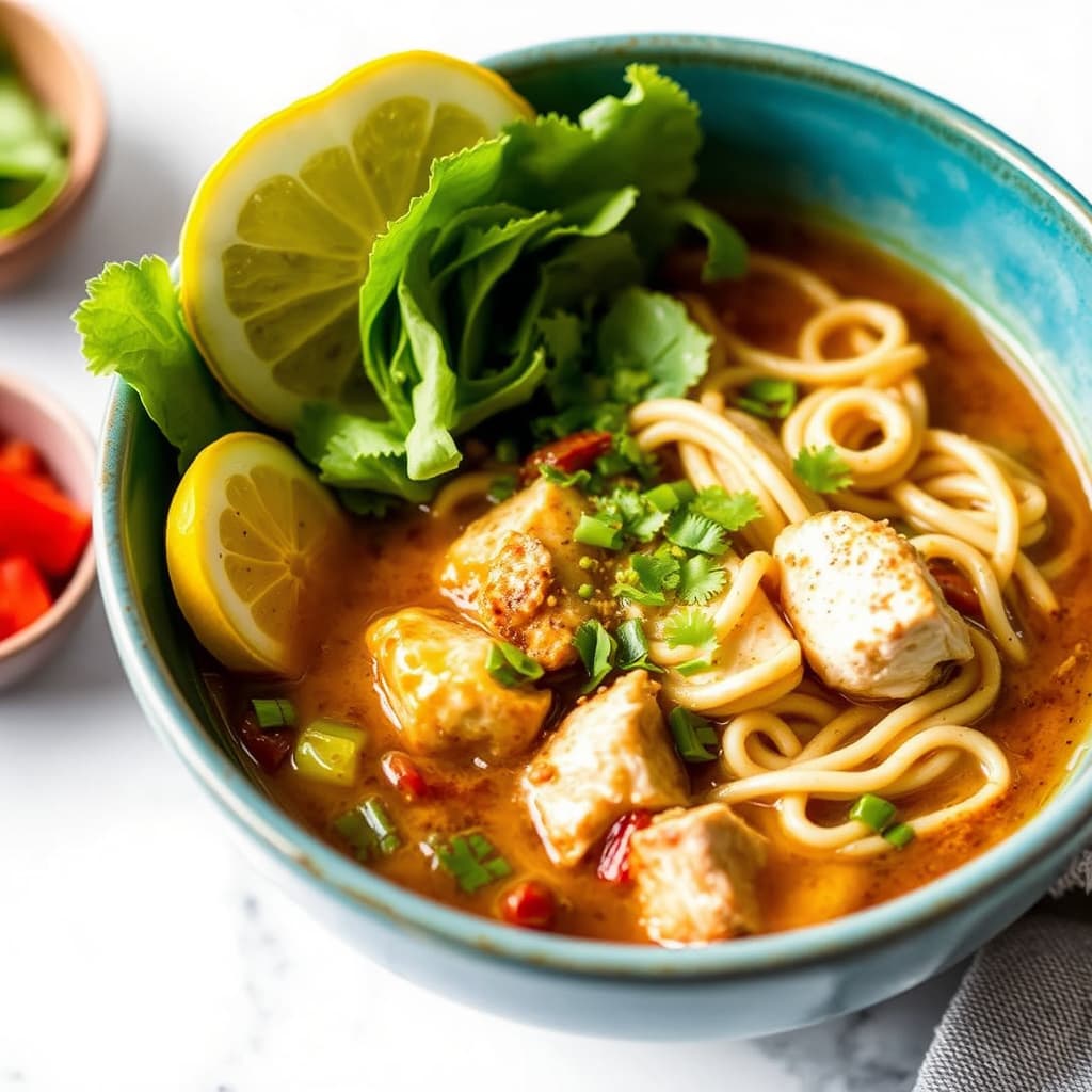 Just-Add-Water miso kylling nudelsuppe