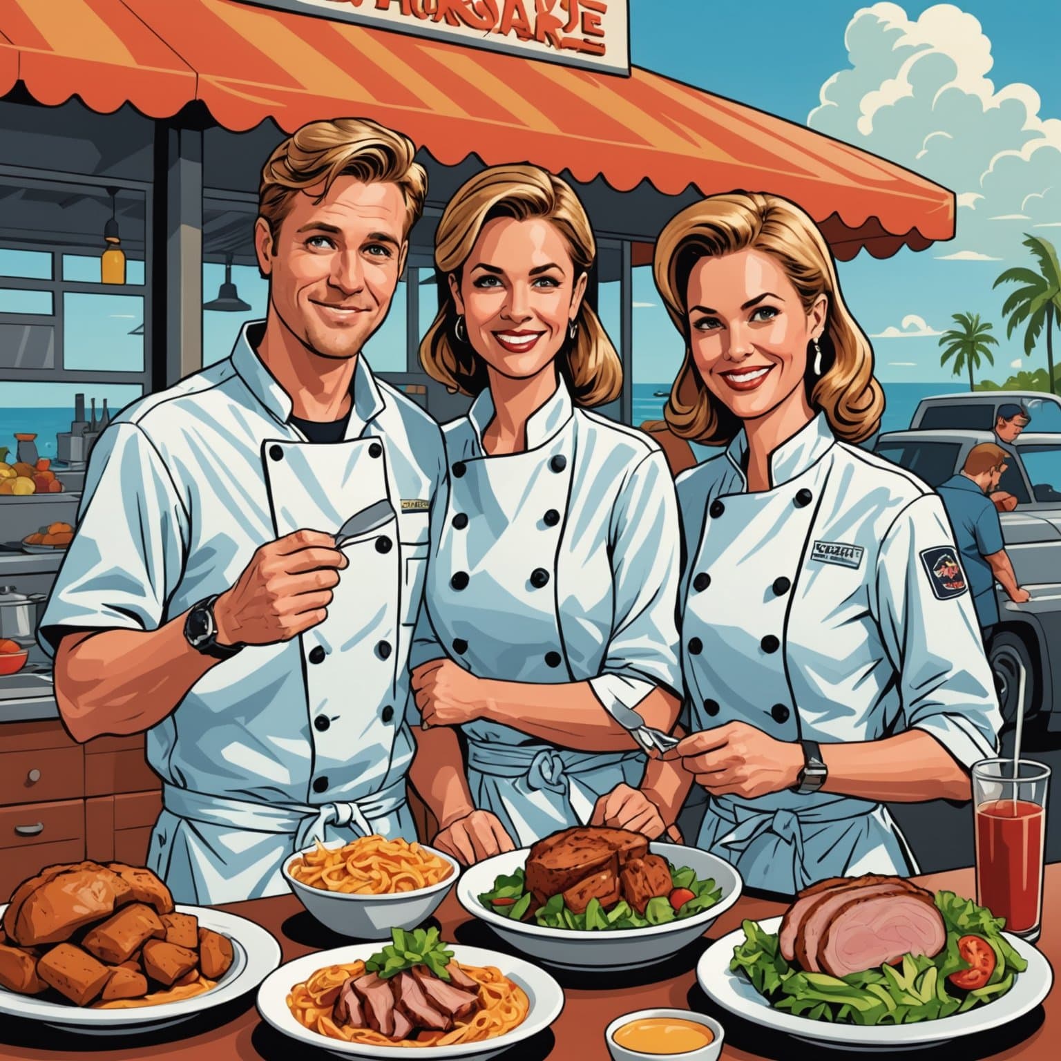 Justin og Christines Hurricane Pork