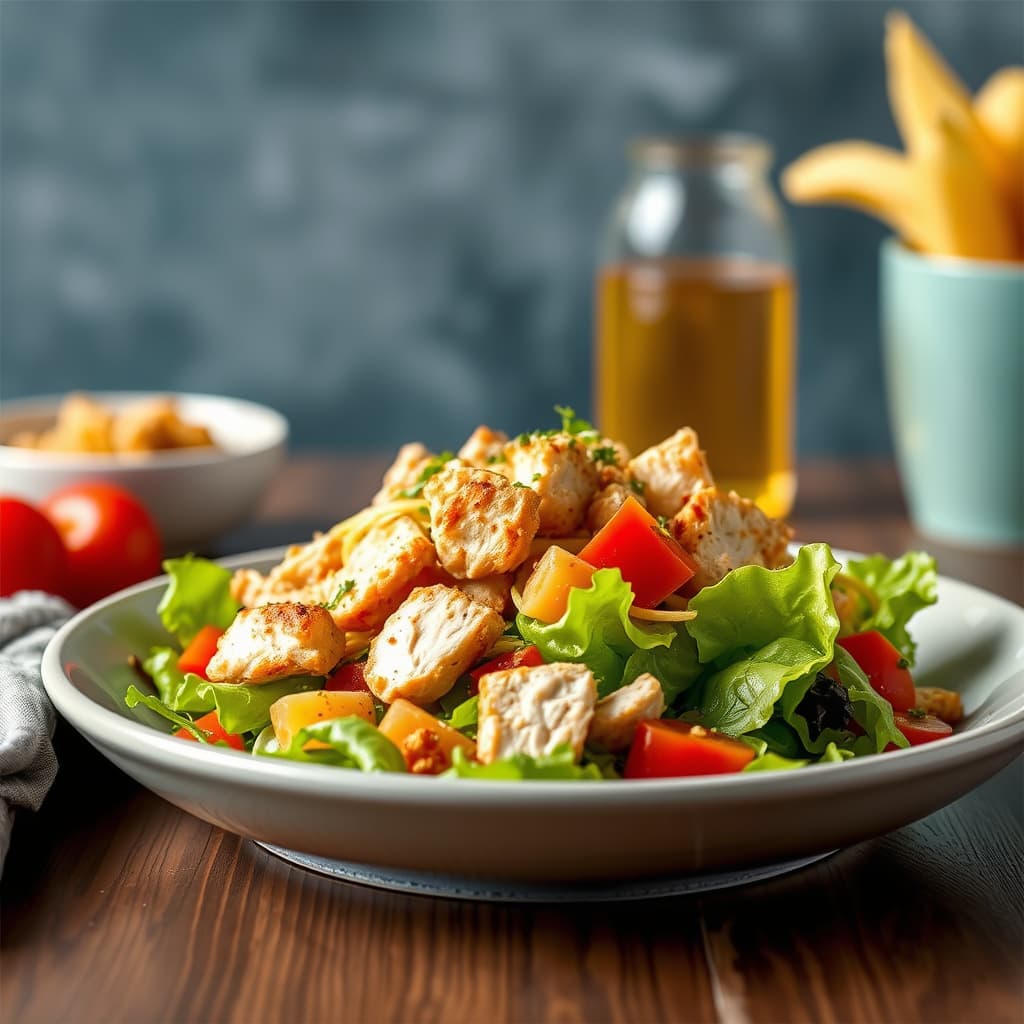 Justins kyllingfiletsalat