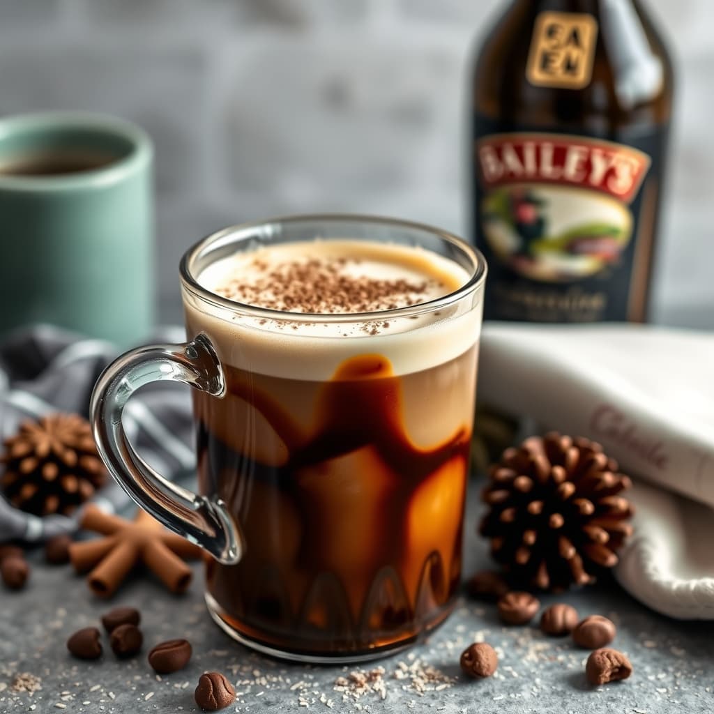 Kaffe med Baileys og Frangelico