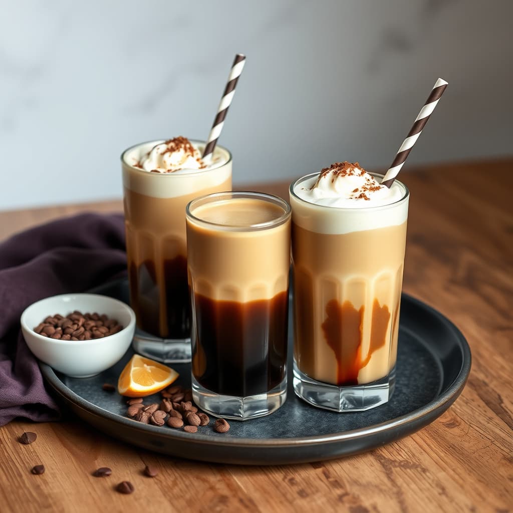 Kaffe- og Dulce de Leche-shakes