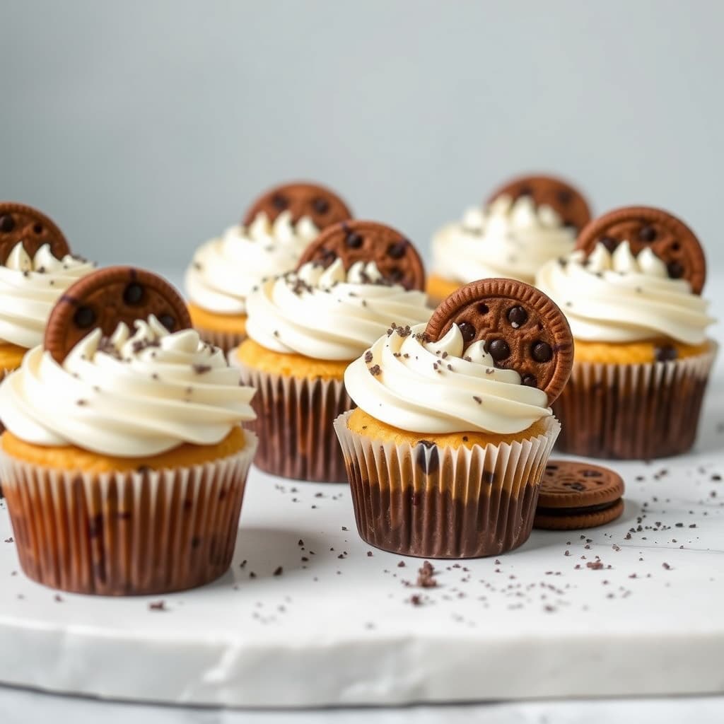 Kaffe- og kjeks-muffins