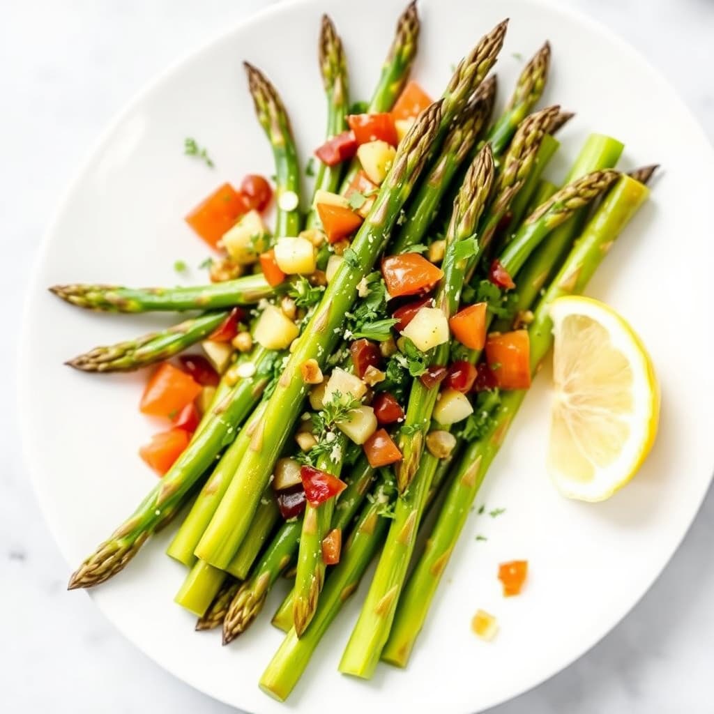 Kald asparges med vinaigrette