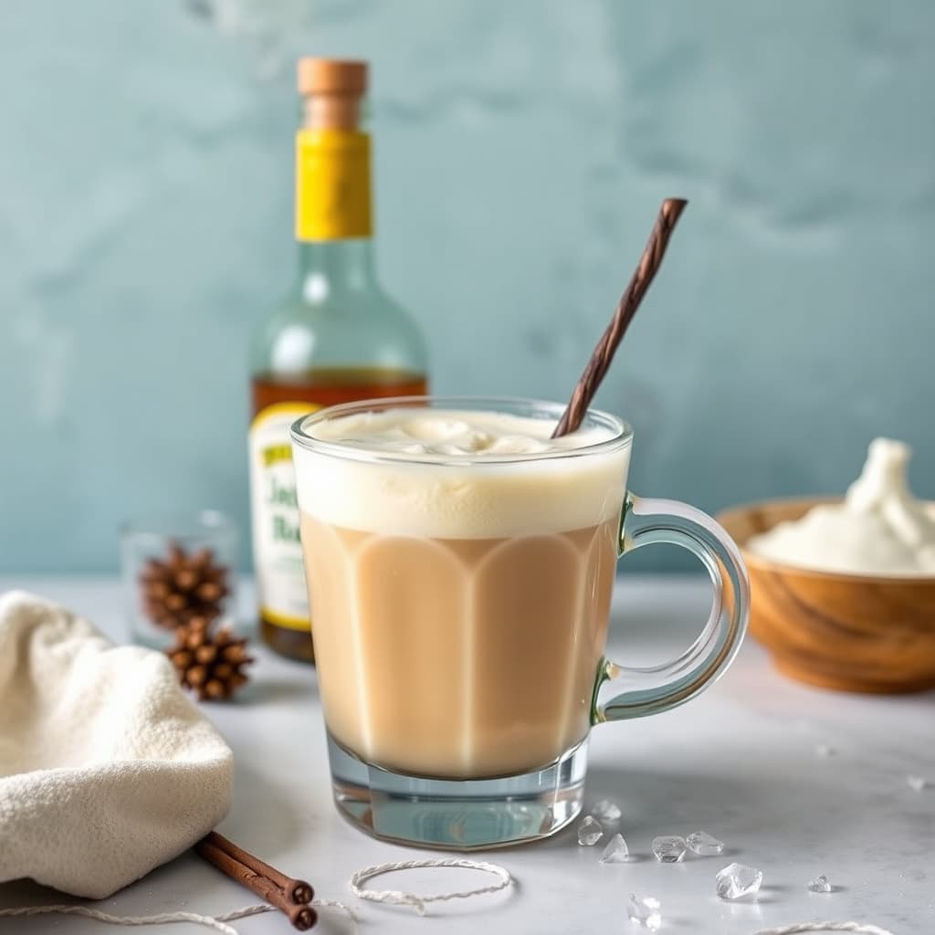 Kald bourbon-vanilje latte